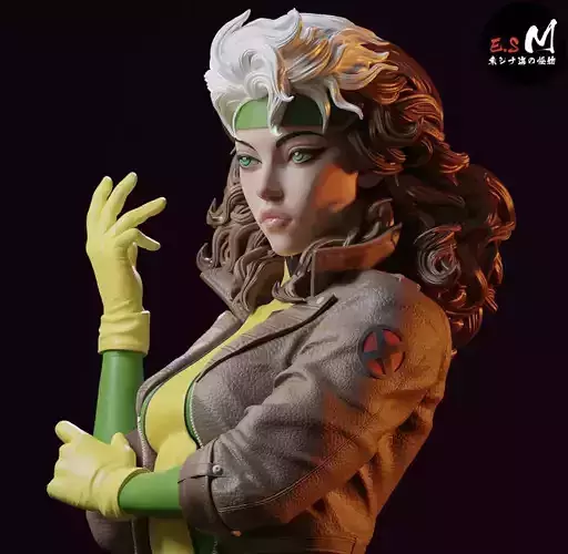 Rogue CHARACTER BY ESM 3D print model