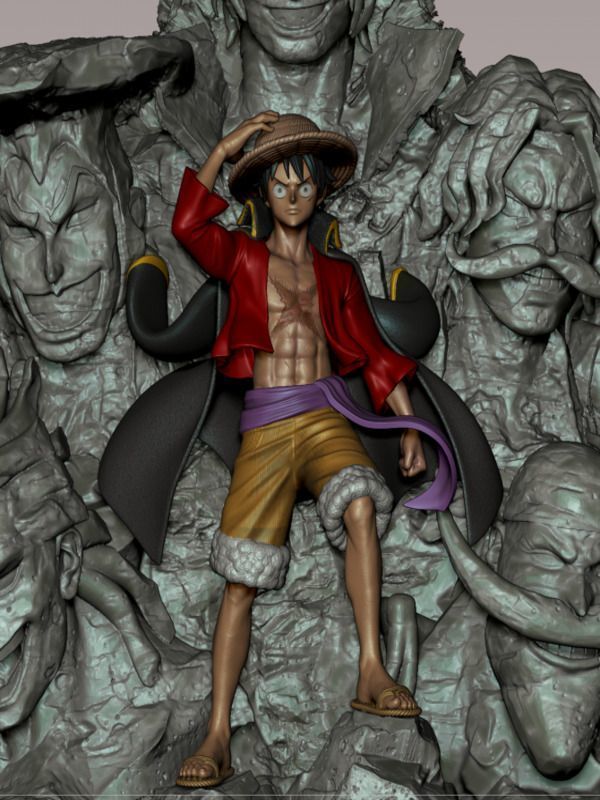 Luffy Legend - One piece  3D print model_3