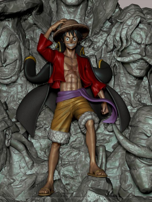 Luffy Legend - One piece  3D print model_1