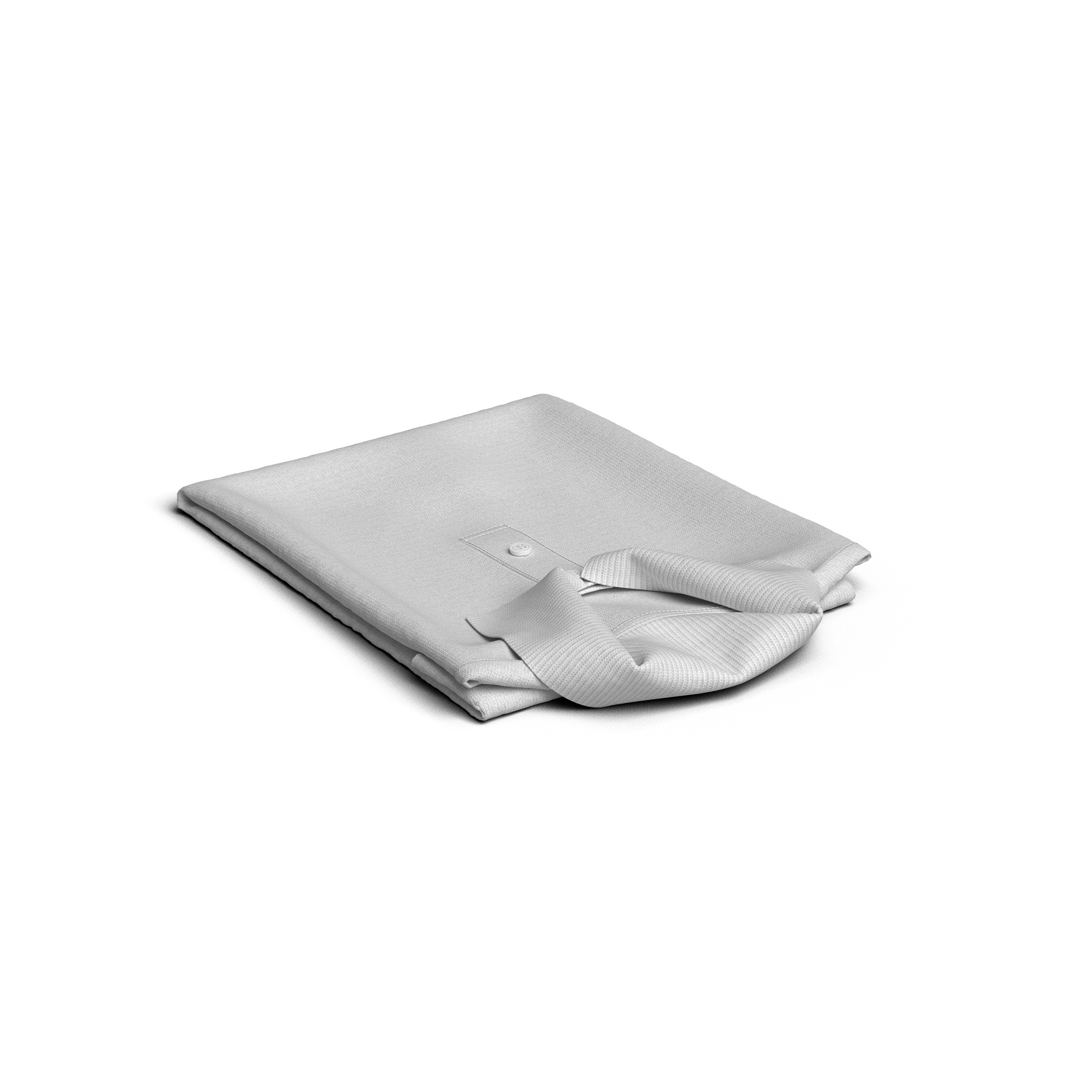 Folded Polo 3D Model 3D model_7