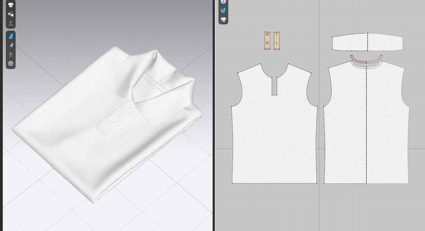 Folded Polo 3D Model 3D model_1