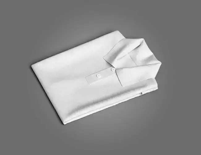 Folded Polo 3D Model 3D model