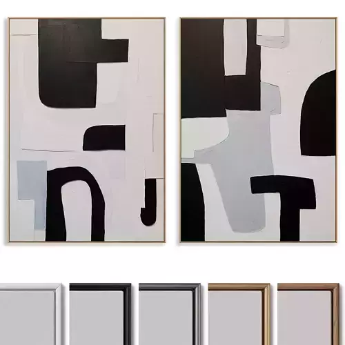 Abstract Painting Frame set