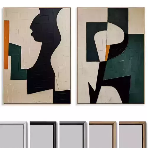 Abstract Painting Frame set 10