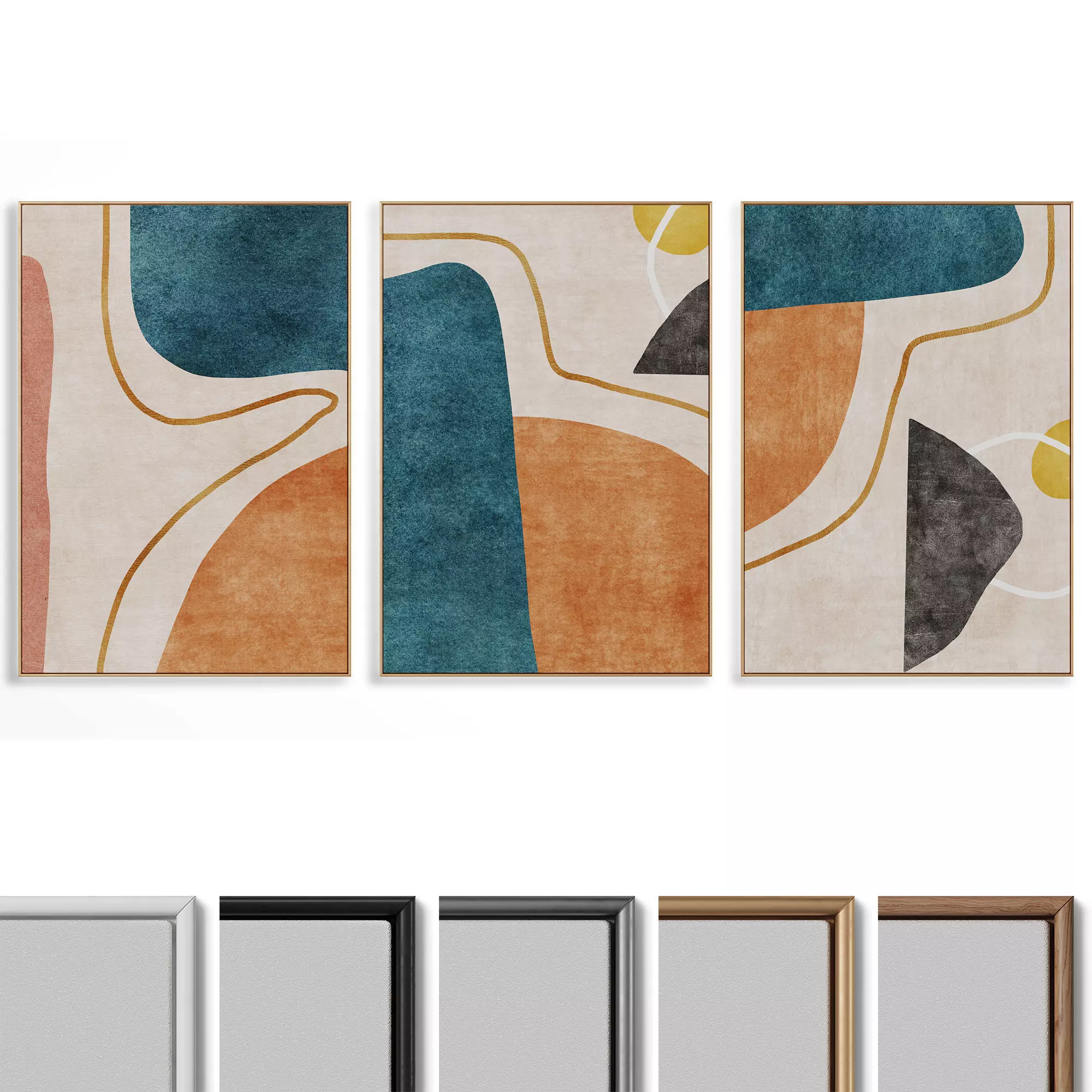 Abstract Painting Frame set 11 3D model | CGTrader