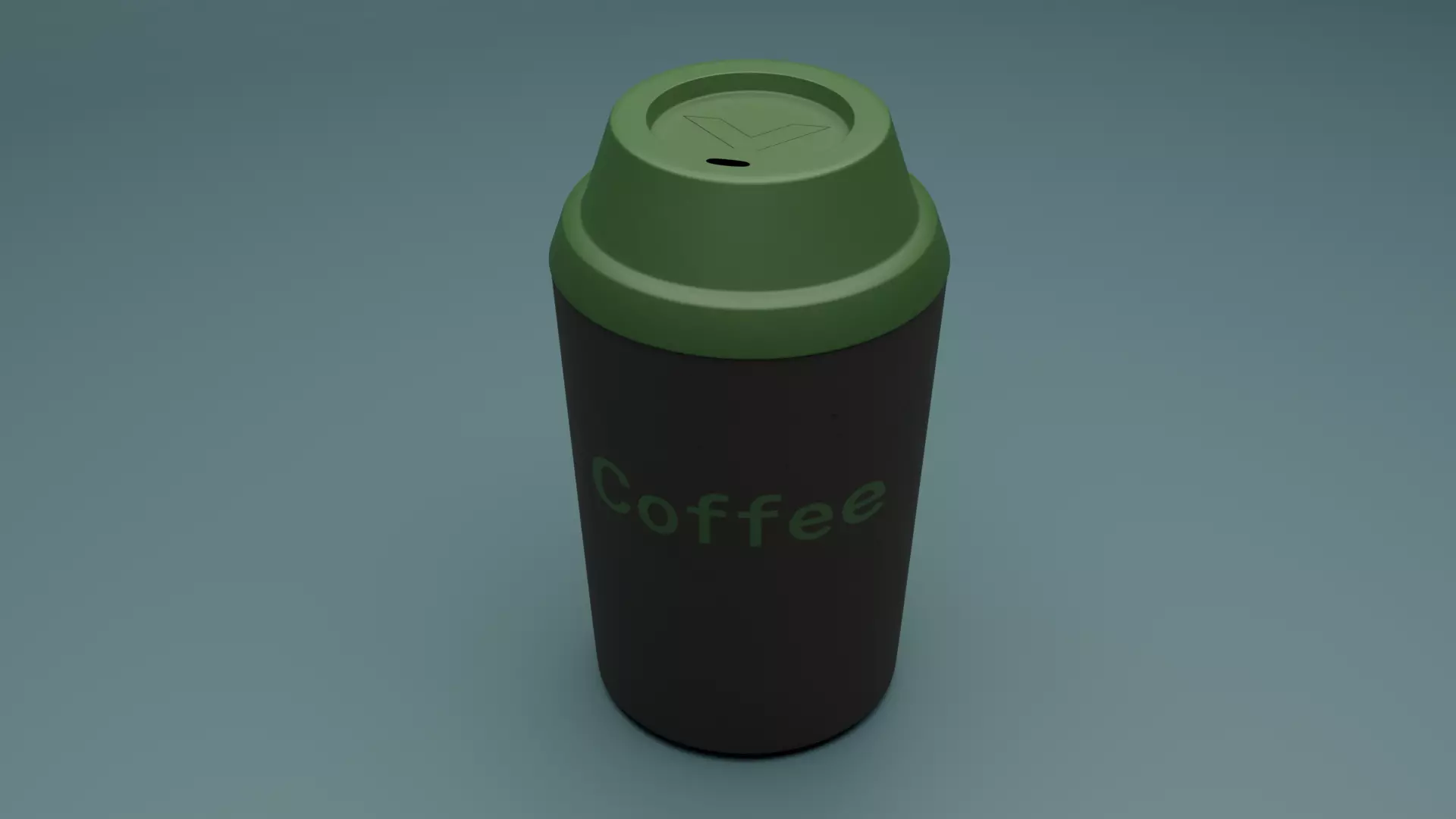 Cardboard Coffee Cup Free low-poly 3D model