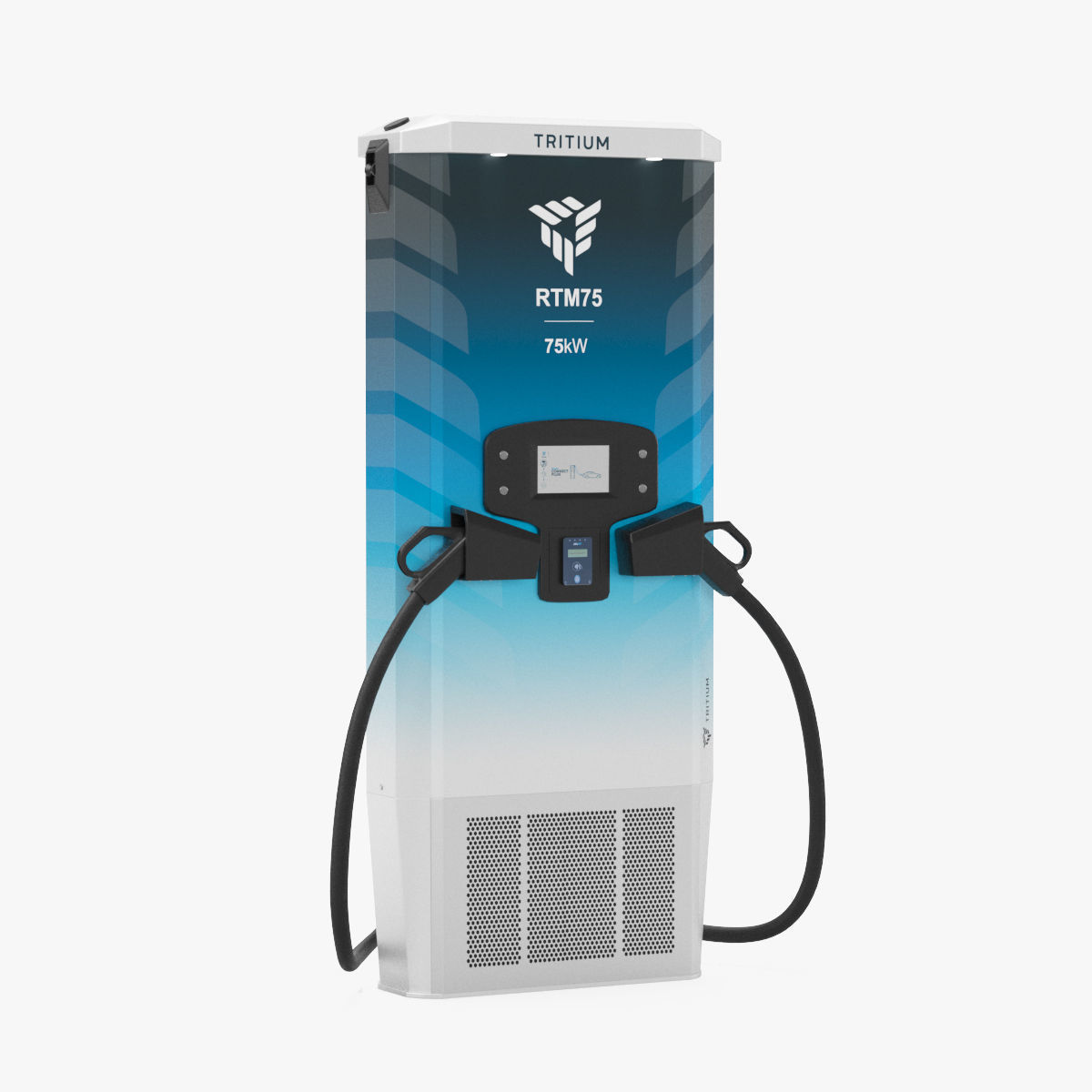 Tritium RTM75 75Kw DC Fast Liquid Cooled EV Charger 3D model_9