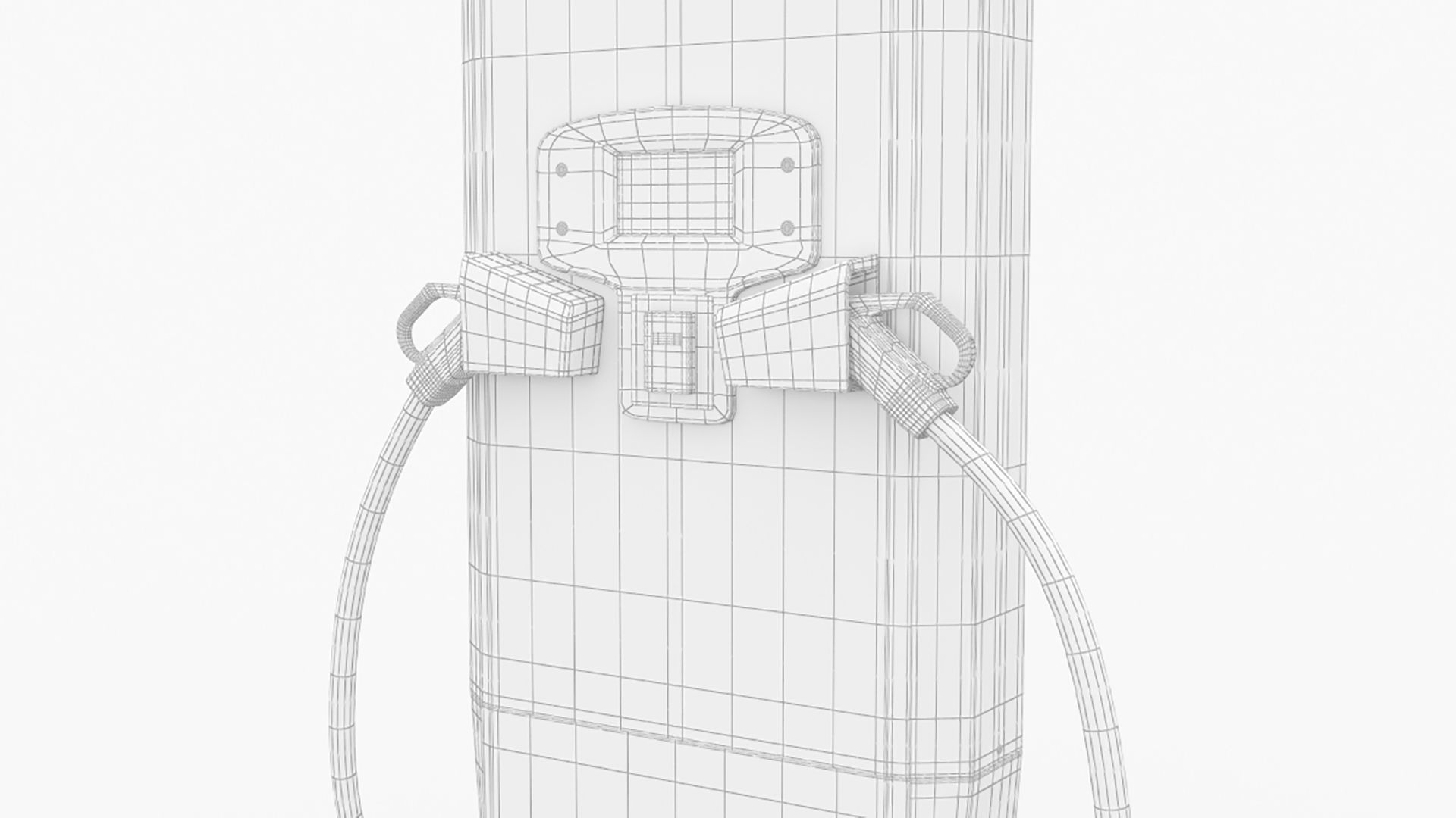 Tritium RTM75 75Kw DC Fast Liquid Cooled EV Charger 3D model_12