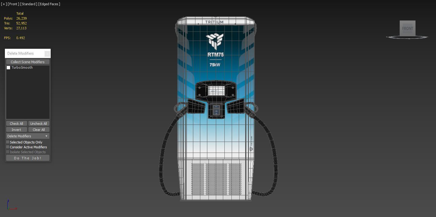 Tritium RTM75 75Kw DC Fast Liquid Cooled EV Charger 3D model_3