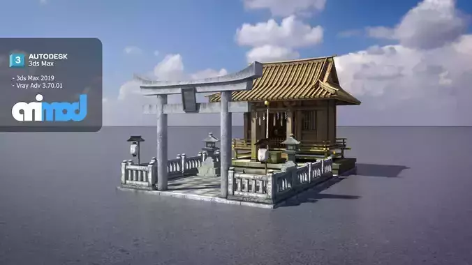 Japanese Shrine Temple