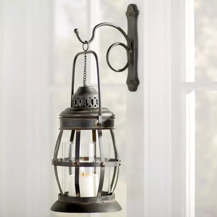 Bull Gala Light Tall Iron Wall Sconce 3D model_0