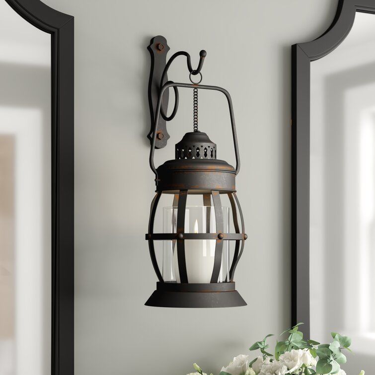 Bull Gala Light Tall Iron Wall Sconce 3D model_2