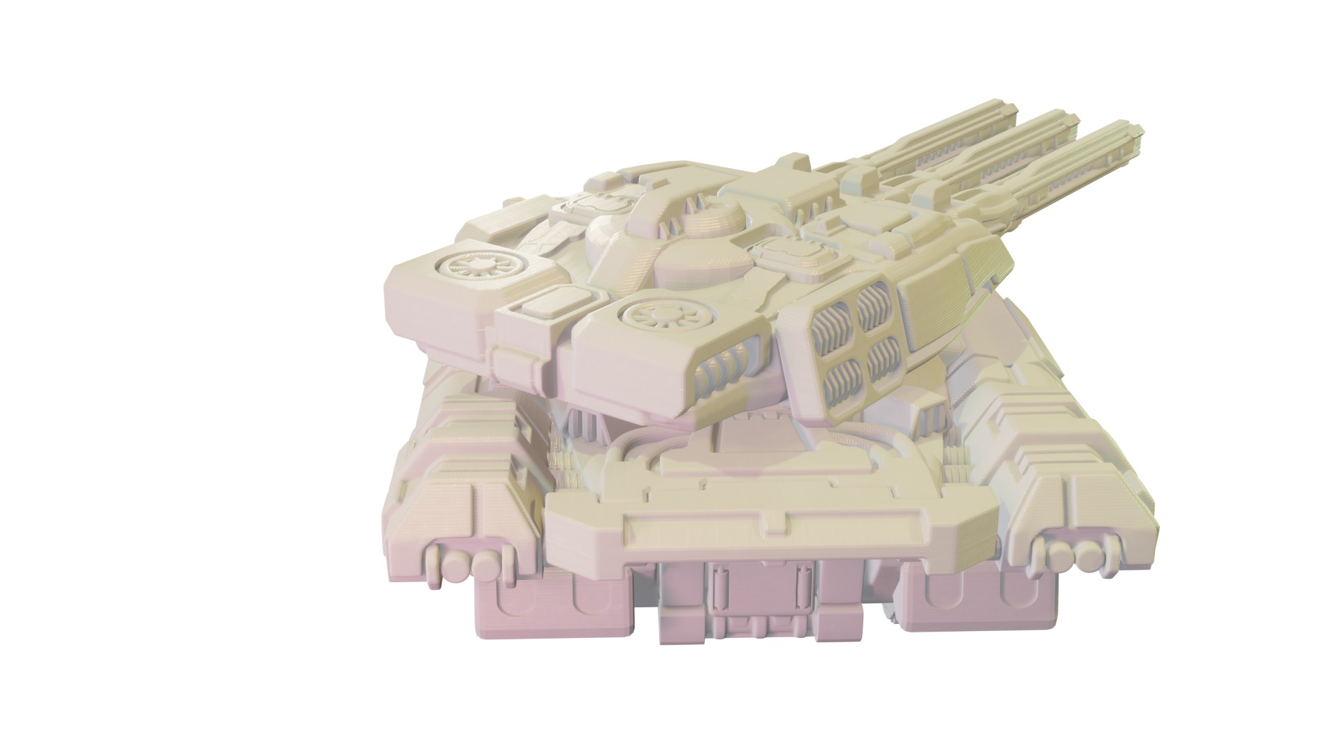 Bulldozer Mek Destroyer 3D print model_9
