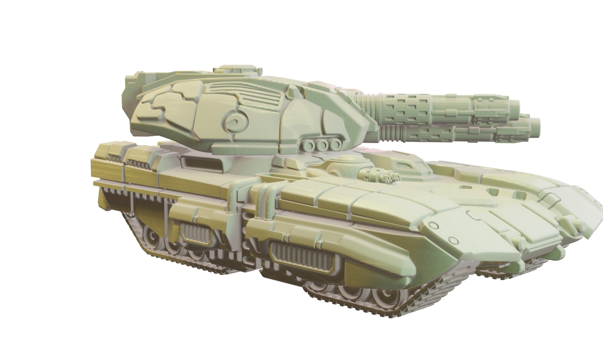 Bulldozer Mek Destroyer 3D print model_2