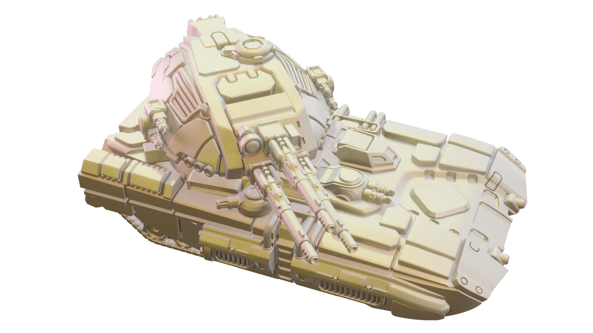 Bulldozer Mek Destroyer 3D print model_5
