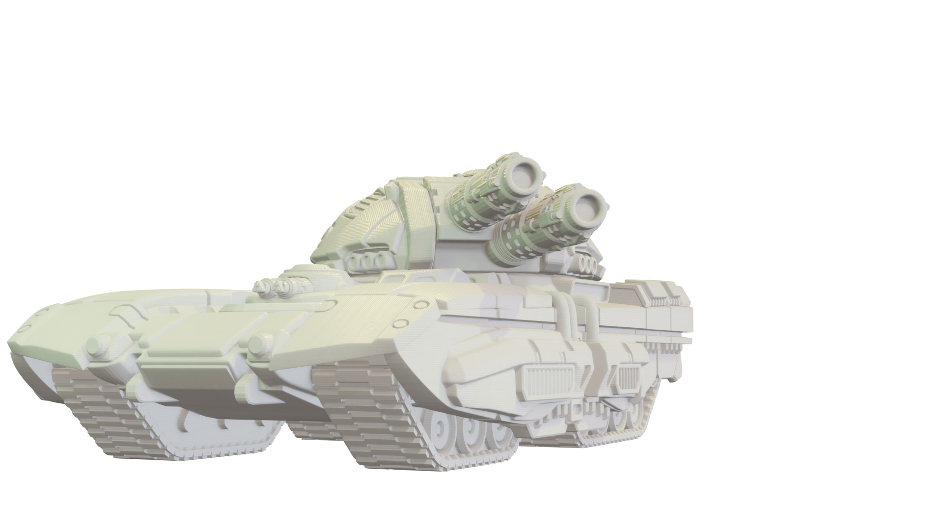 Bulldozer Mek Destroyer 3D print model_3