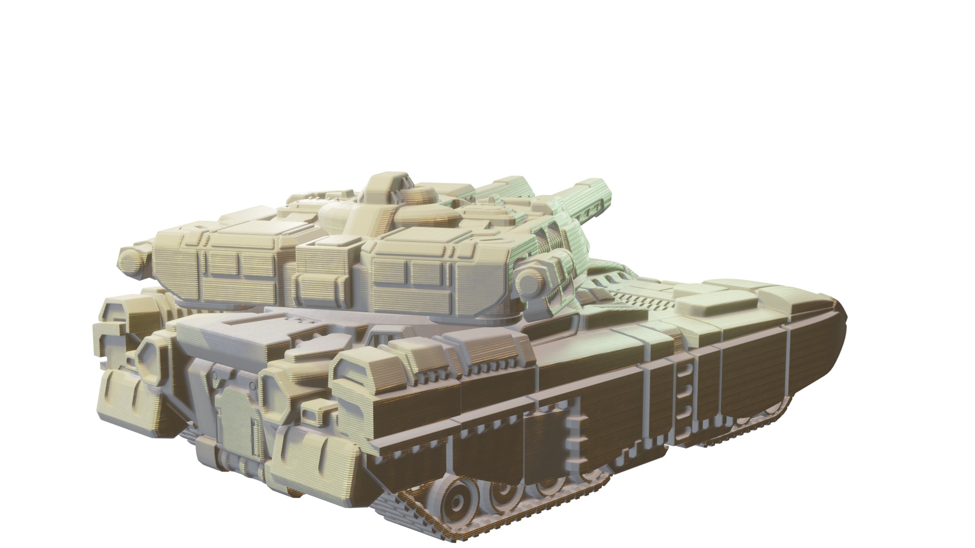 Bulldozer Mek Destroyer 3D print model_6
