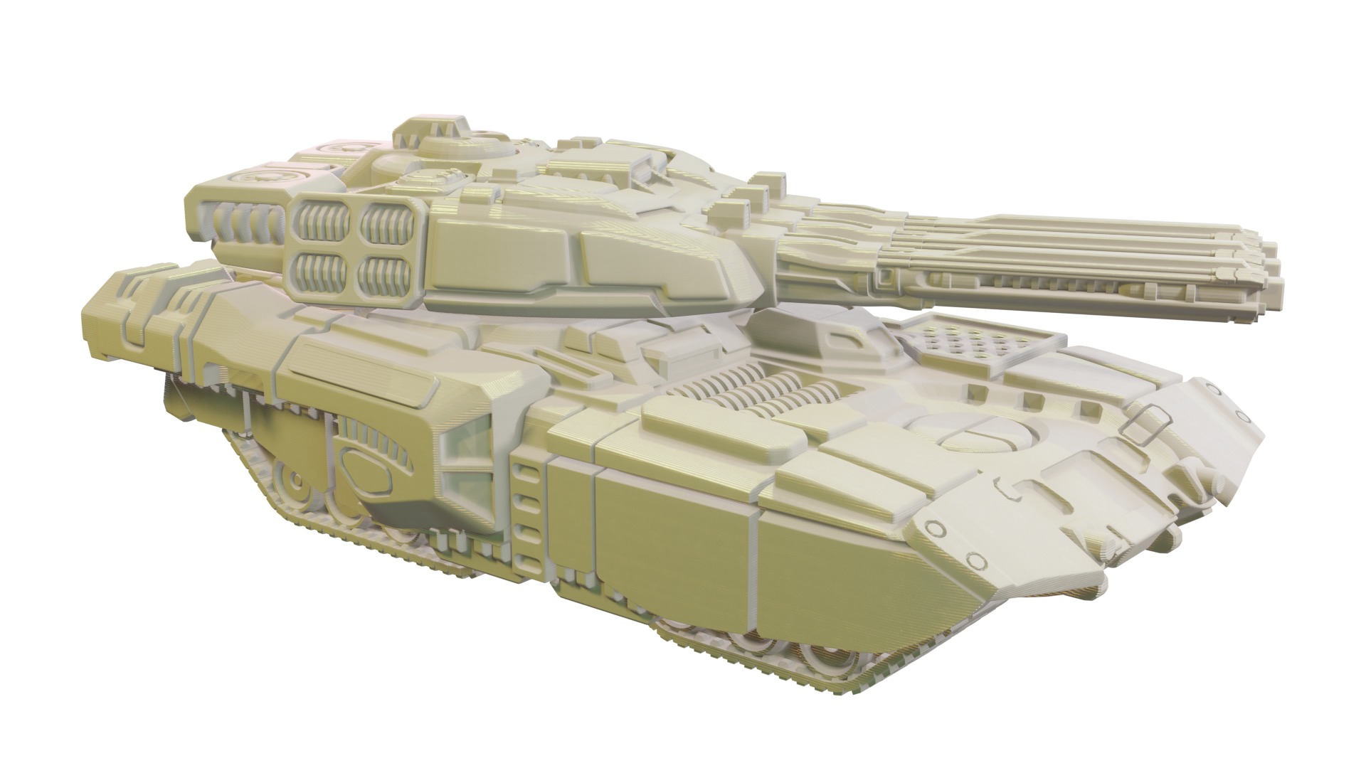 Bulldozer Mek Destroyer 3D print model_8