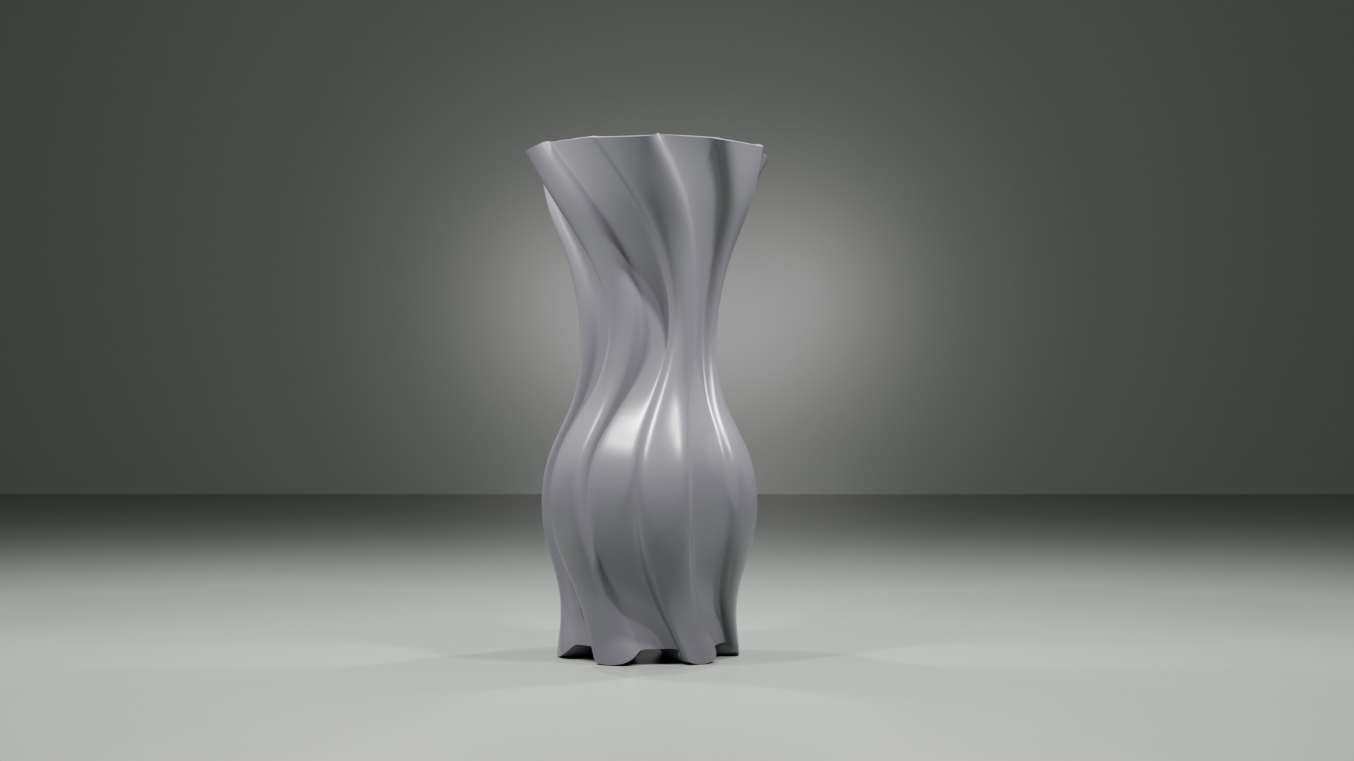 3d flower vase 3D print model_1