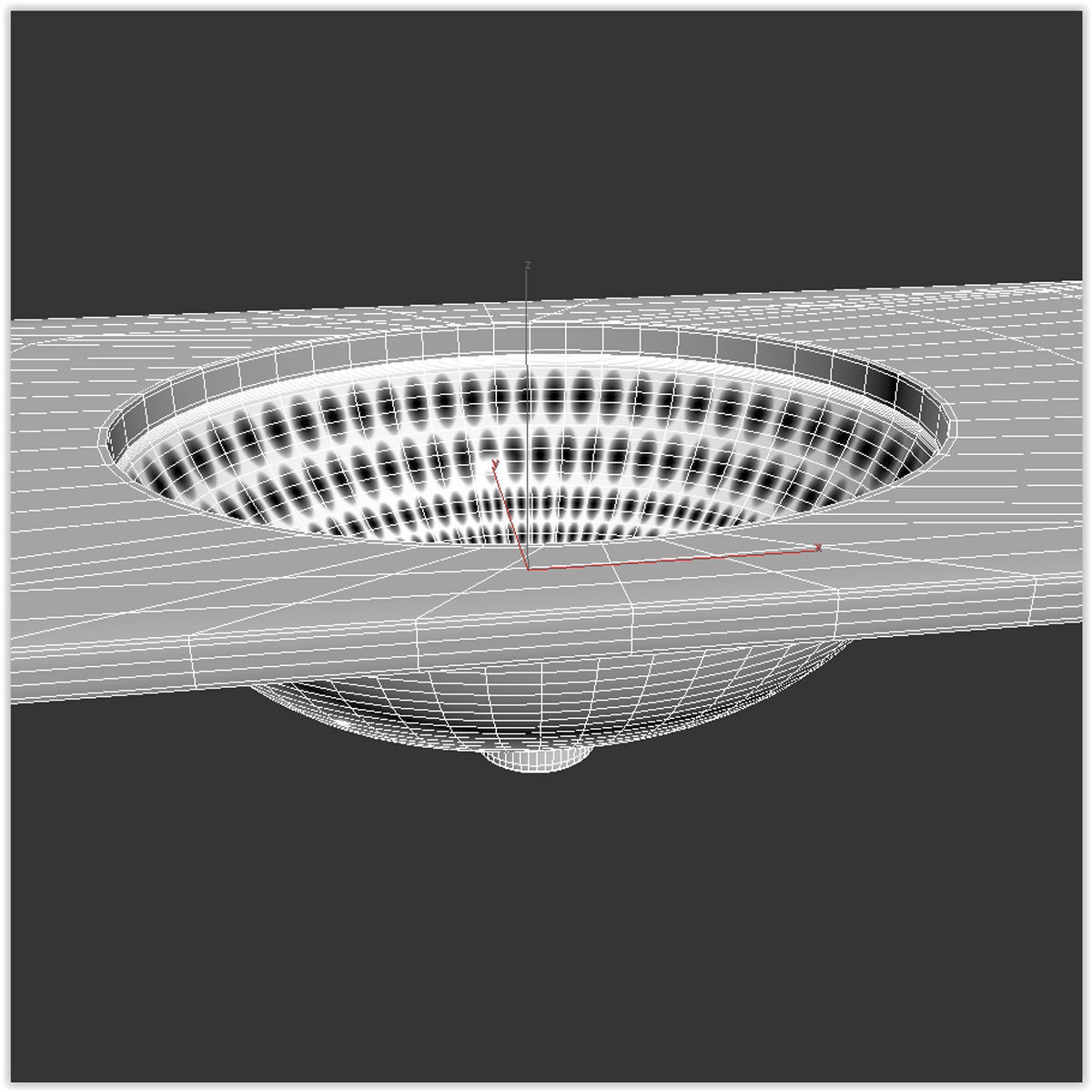 Kohler derring oval undermount bathroom sink 3D model_7