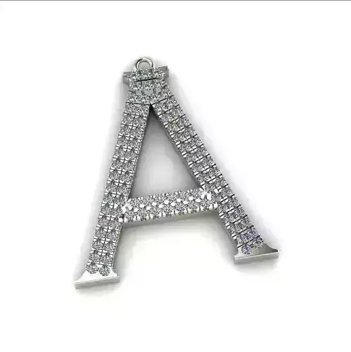 Pendant letter A Model 6249