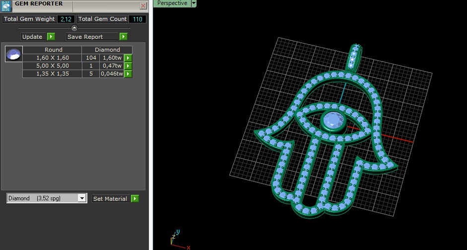 Hamsa pendant Model 6234 3D print model_7