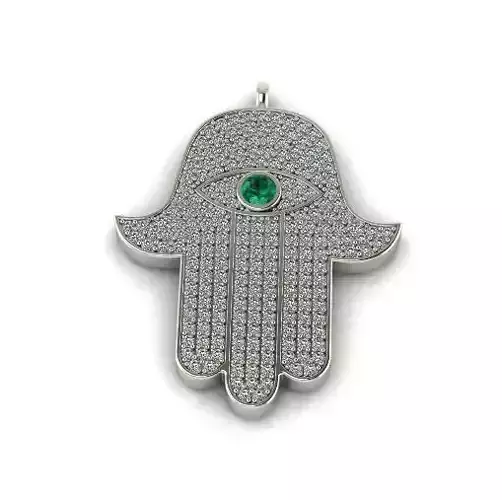 Hamsa pendant Model 6216 3D print model
