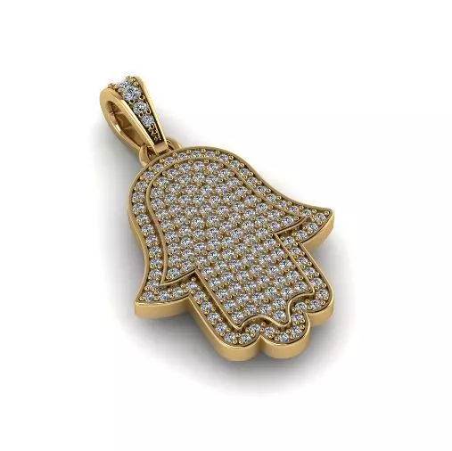 Hamsa pendant Model 6212 3D print model