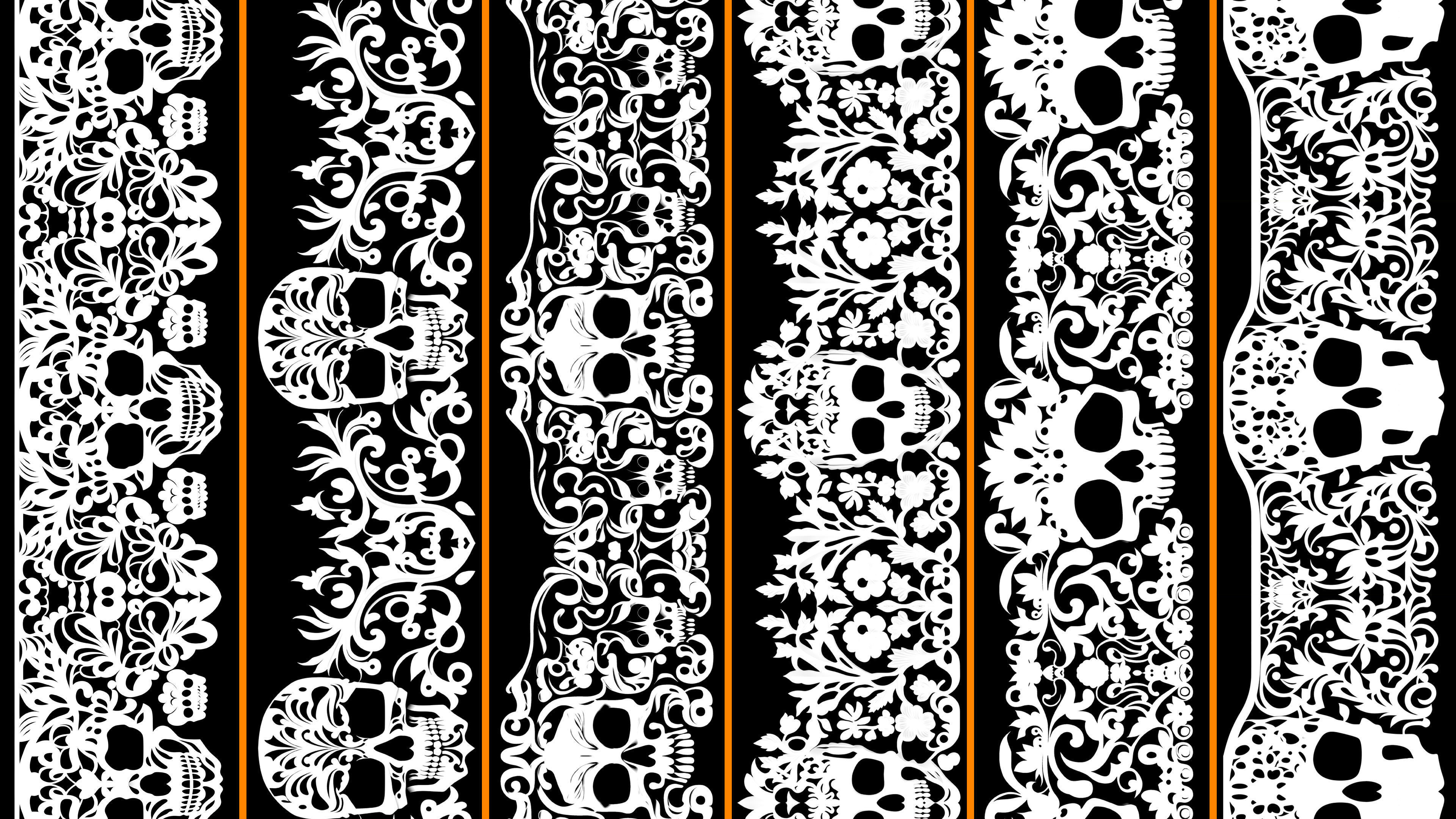 200 Skull Shape Trim Alpha  4K  PSD  High Quality Vol01 3D model_1