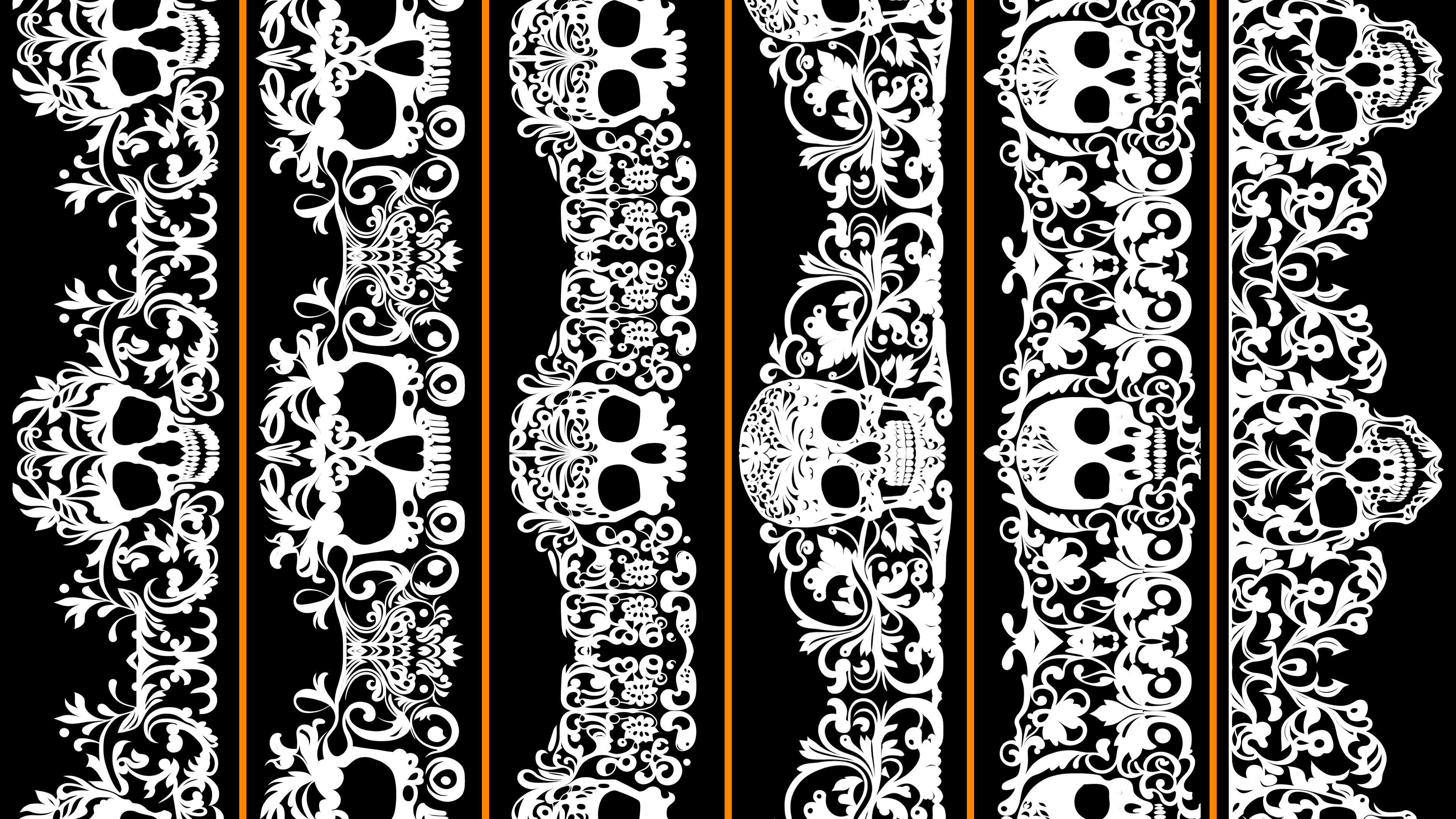 200 Skull Shape Trim Alpha  4K  PSD  High Quality Vol01 3D model_2