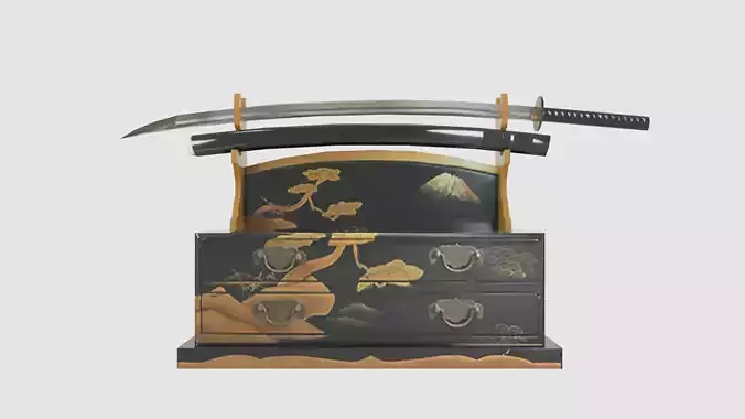 Japanese Sword Display Stand
