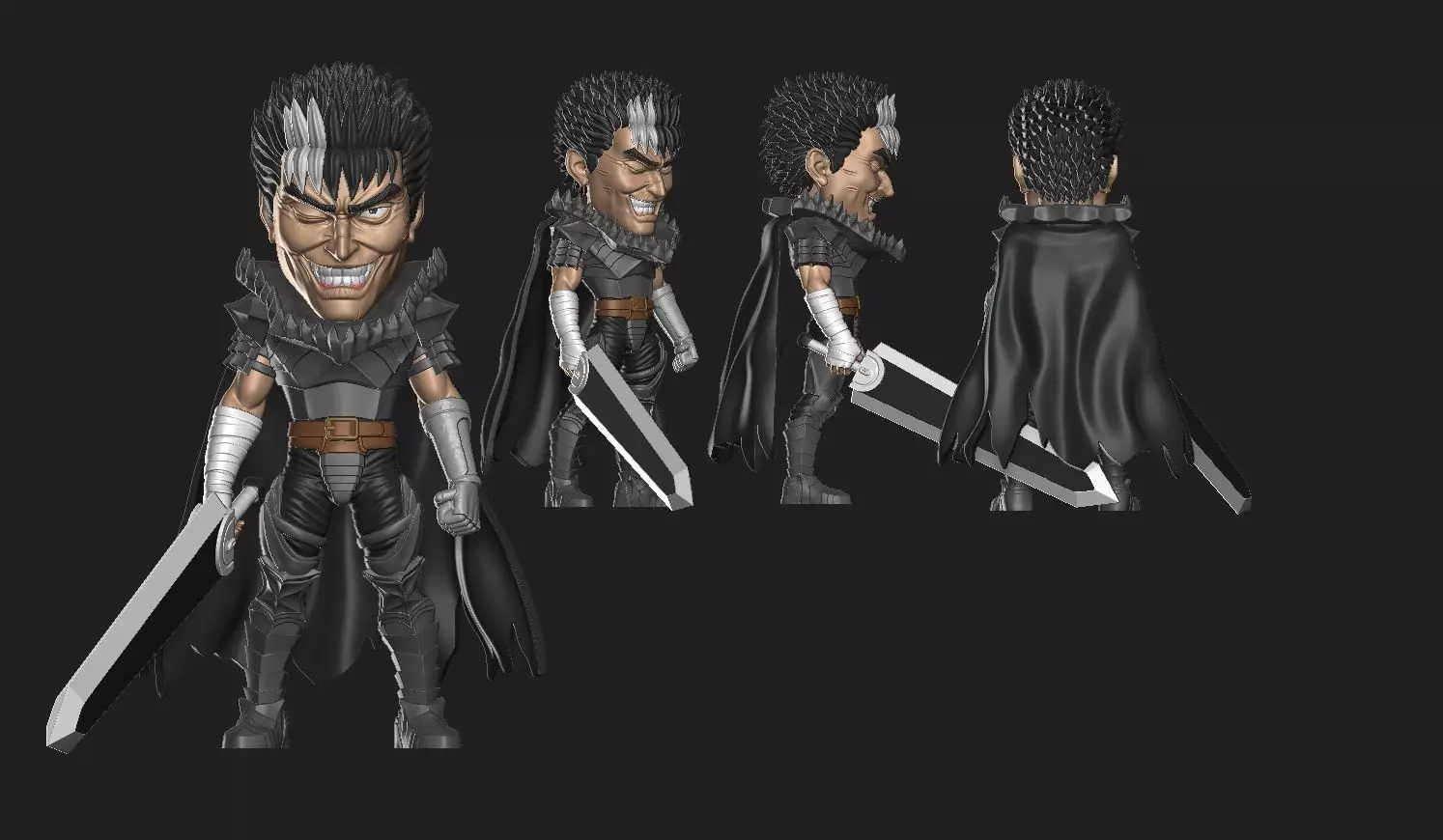 Berserk Guts figure 3D print model_0