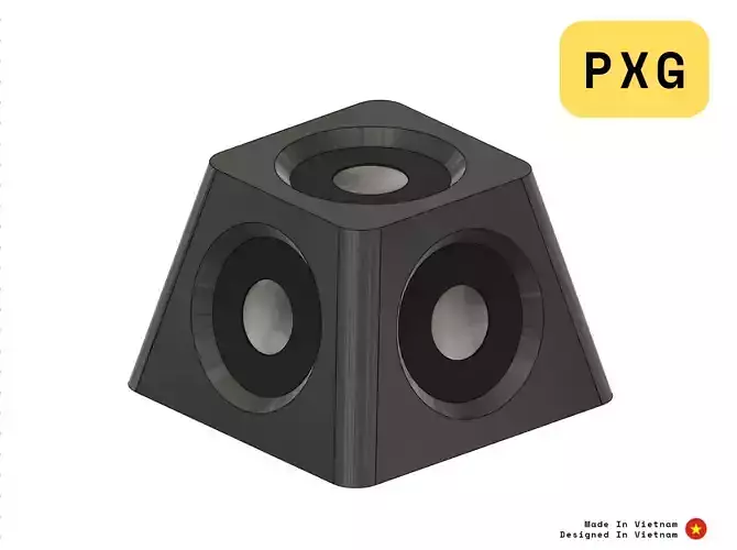 3D Scan Pyramid Marker Free 3D print model 3D Scan Pyramid Marker Free 3D print model