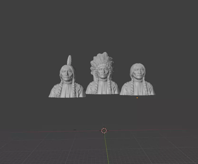Sitting Bull 3D print model_0