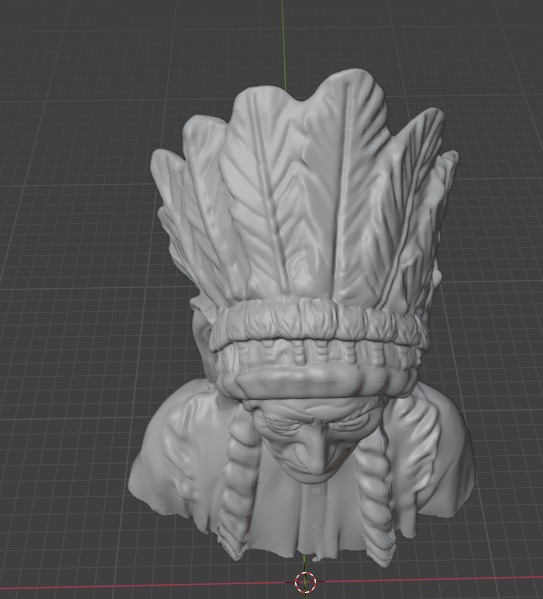 Sitting Bull 3D print model_15