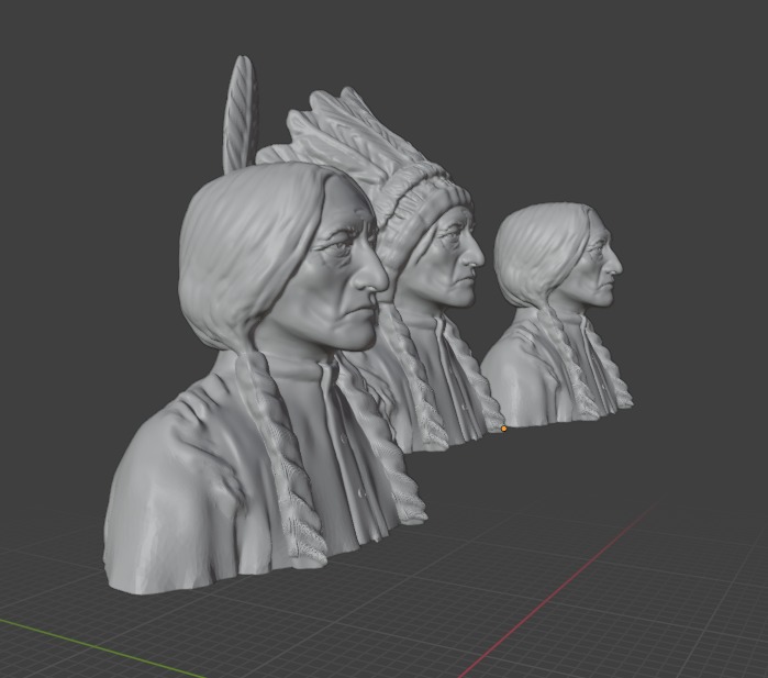 Sitting Bull 3D print model_22