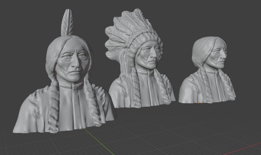 Sitting Bull 3D print model_21