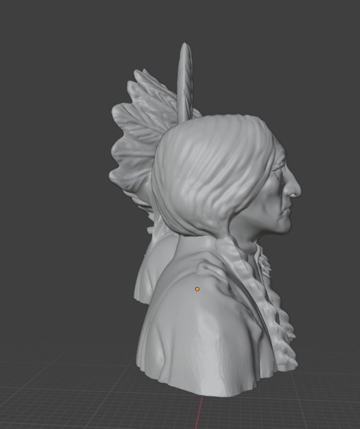 Sitting Bull 3D print model_23