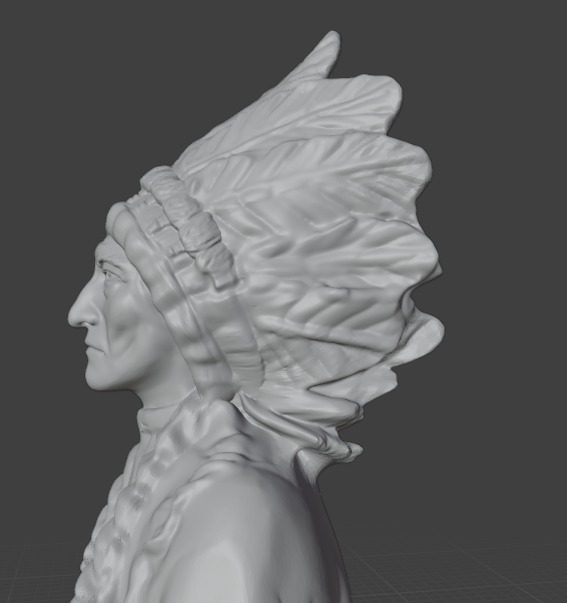 Sitting Bull 3D print model_14