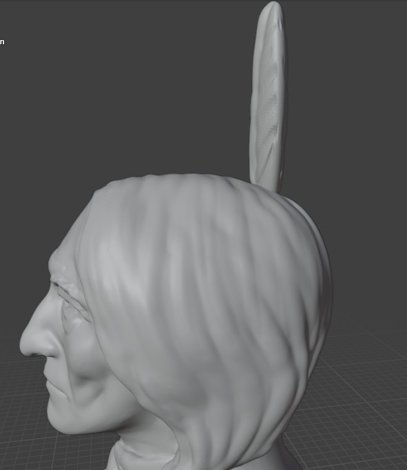 Sitting Bull 3D print model_7