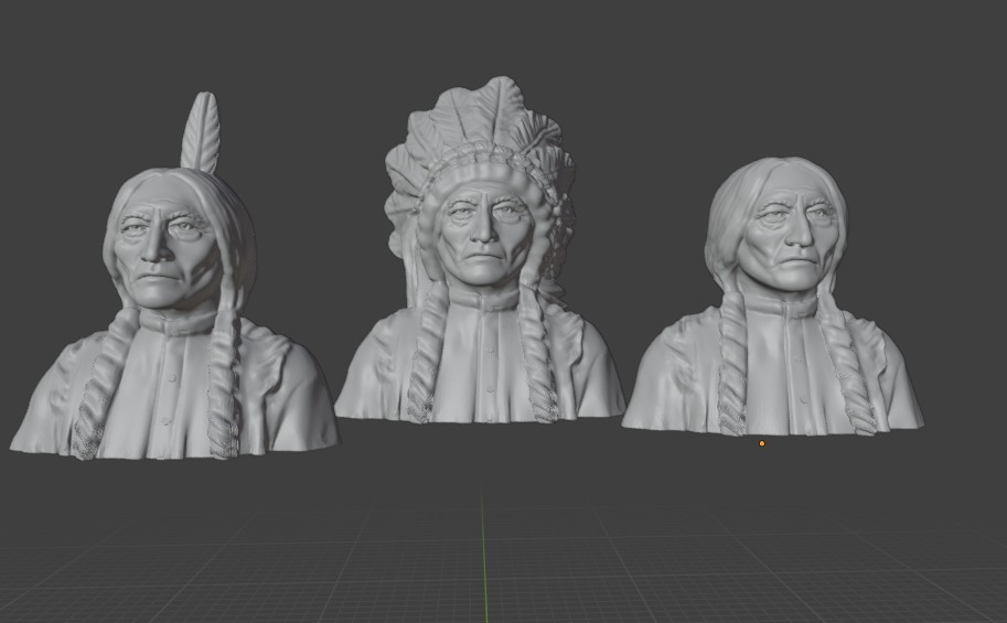 Sitting Bull 3D print model_11