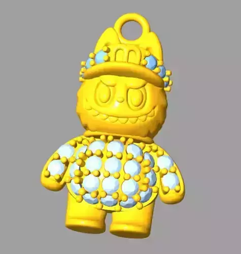 LABUBU DIAMOND PENDANT  MD007