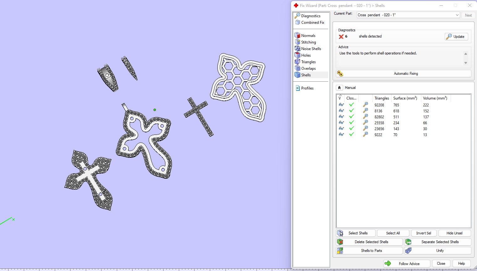 Custom Cross Diamond Pendant - Crucifixion Cross Necklace 3D print model_23