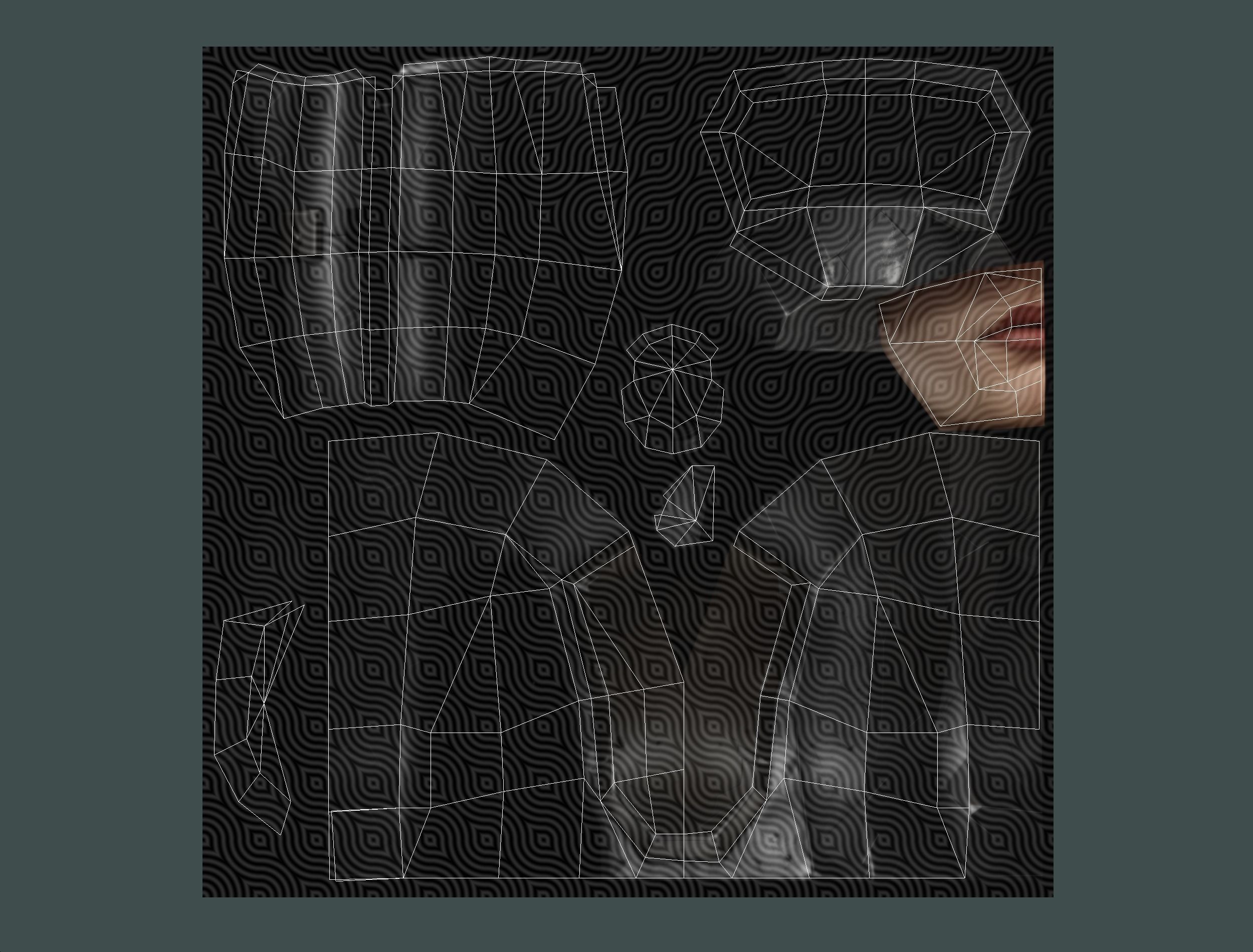 Cartoon Sci-Fi Cyborg Drone Sniper Soldier Low-poly 3D model_69