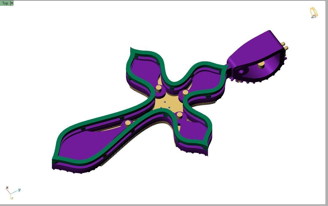 Custom Cross Diamond Pendant - Crucifixion Cross Necklace 3D print model_9