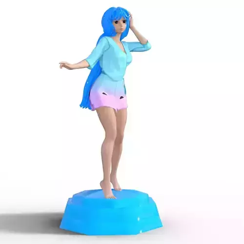 Nika Sexy Girl 3D print model