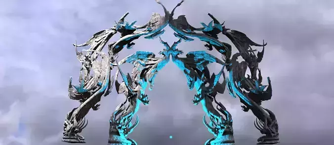 Secret garden weaved arch