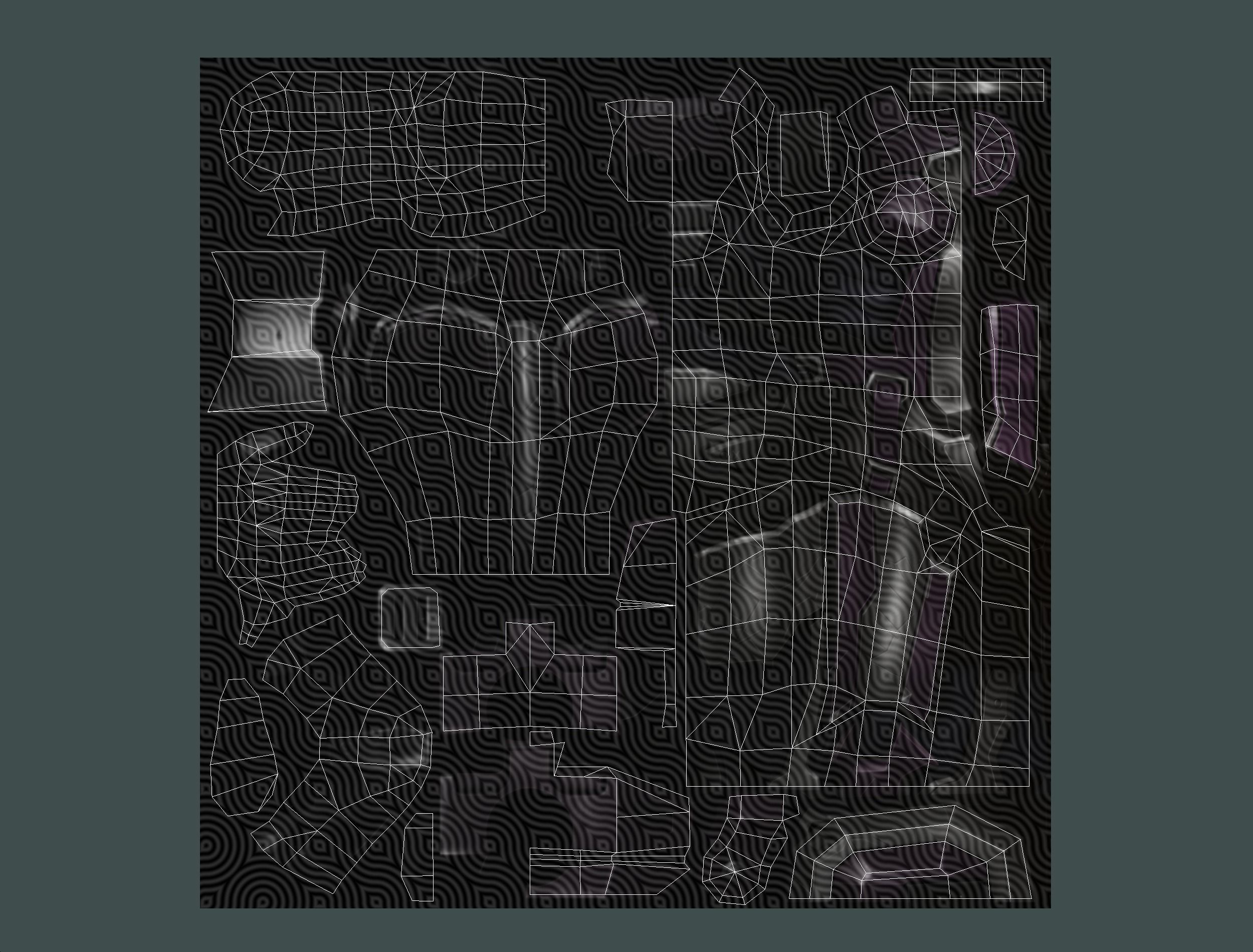 Cartoon Sci-Fi Cyborg Drone Heavy Machine Gunner Low-poly 3D model_65