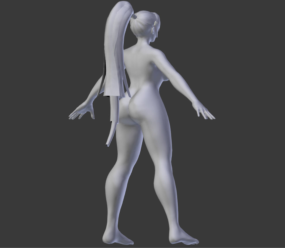 3D model Nude Momiji VR / AR / low poly CGTrader