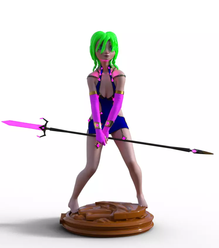 Beka Girl 3D print model